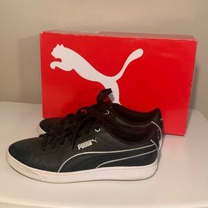 Puma Vikky V2 leather sneakers black 7